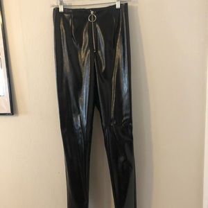 I am Gia Winona pant faux leather sz small